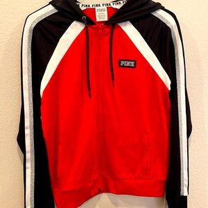 Pink zip up jacket!